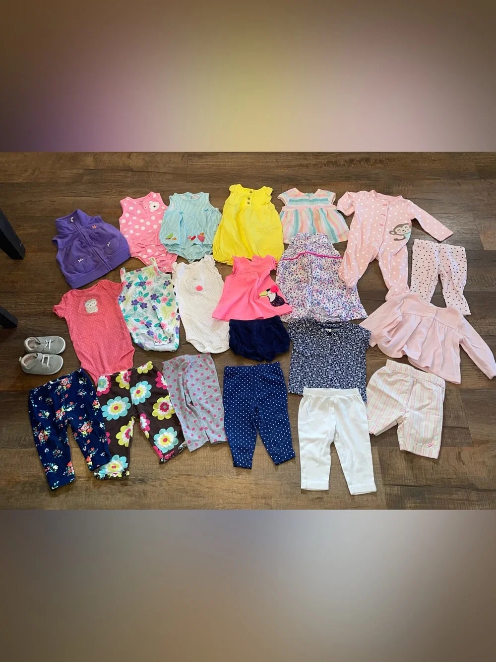 Girl’s Size 6 Months Carter’s Lot (23 Items) Great Condition